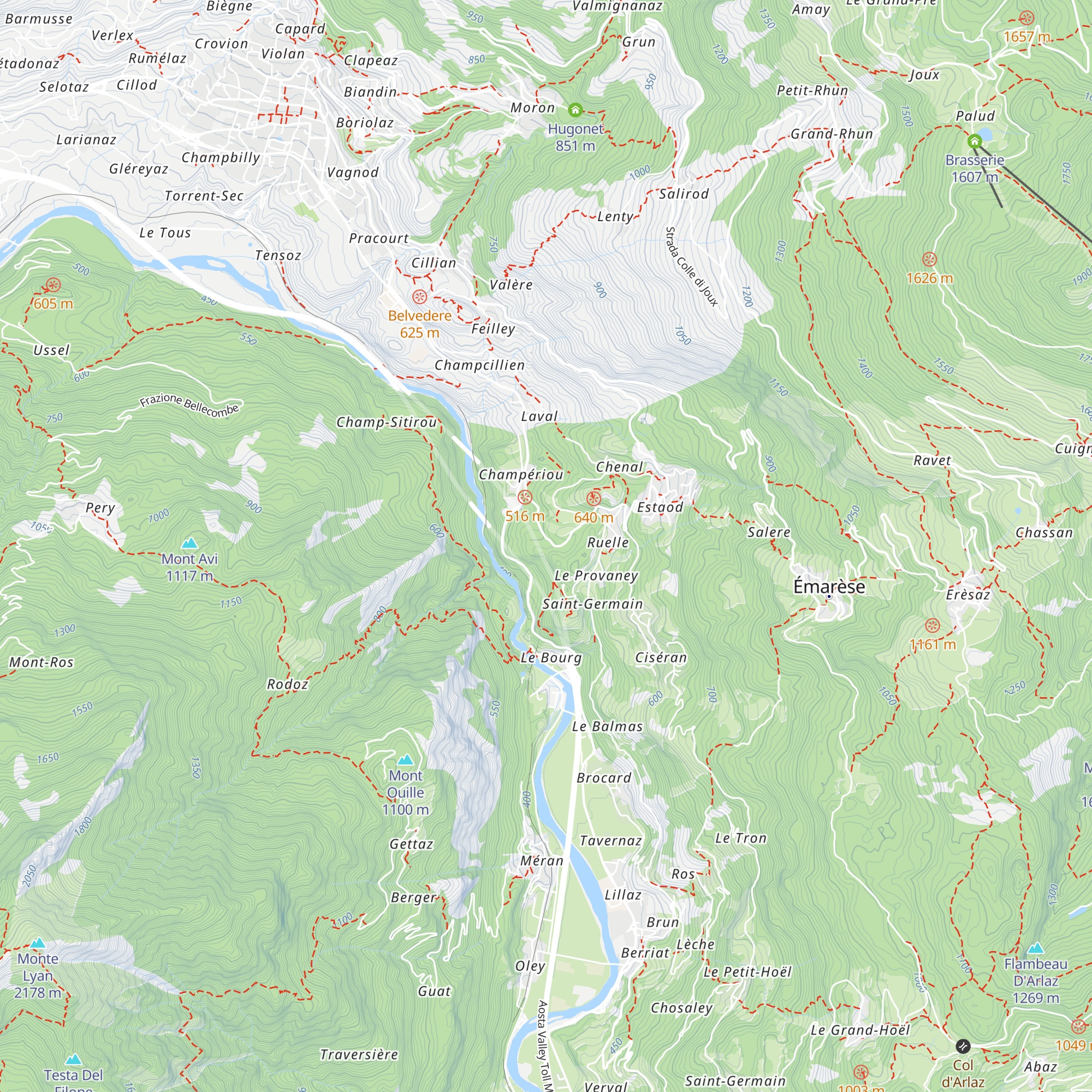 Casa Sapé map