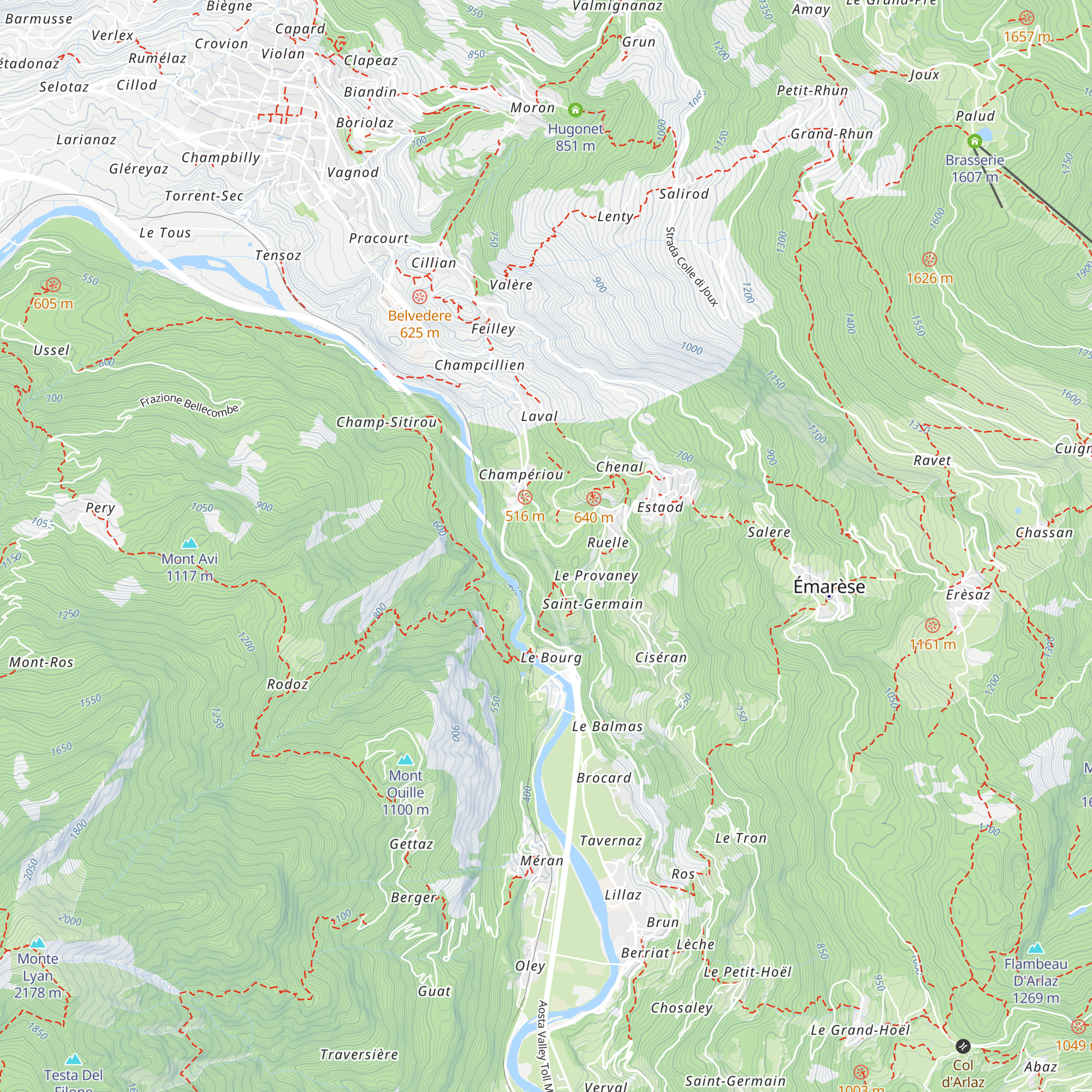 Casa Sapé map