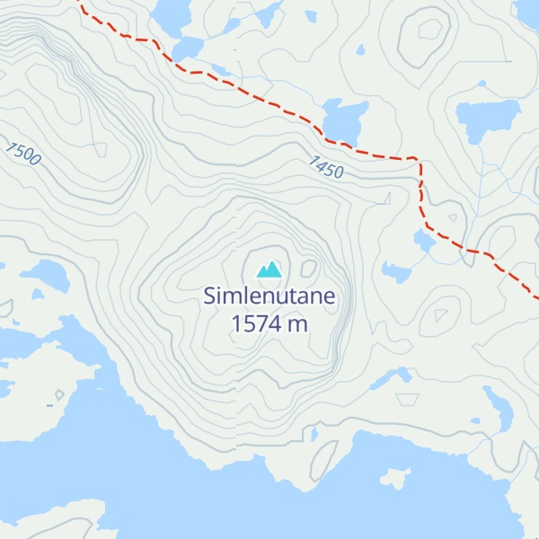 Map of Simlenutane