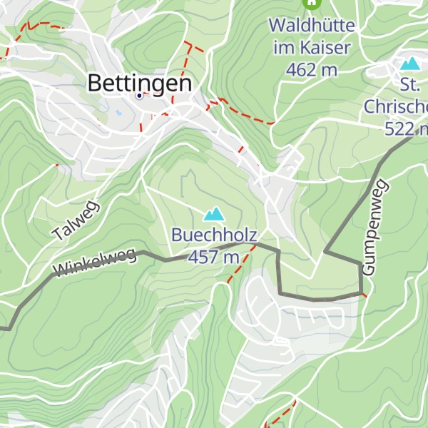 Map of Buechholz
