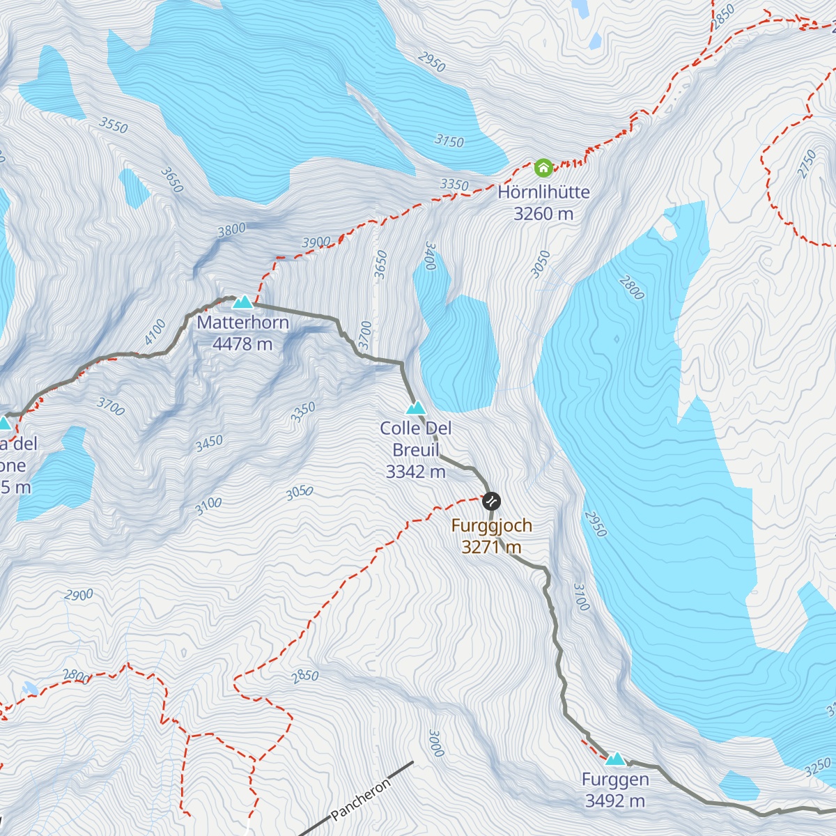 Bivacco Oreste Bossi map