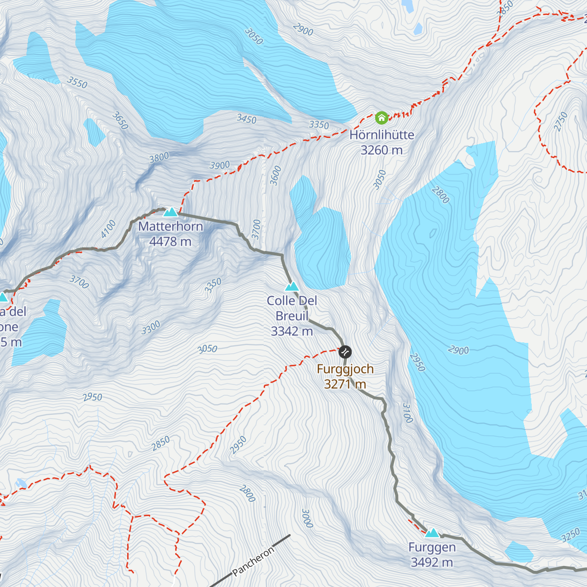 Bivacco Oreste Bossi map