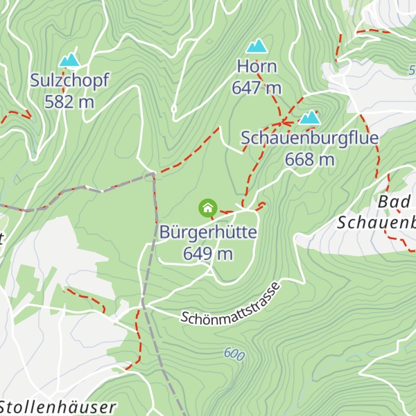 Map of Bürgerhütte