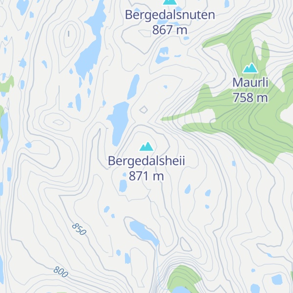 Map of Bergedalsheii