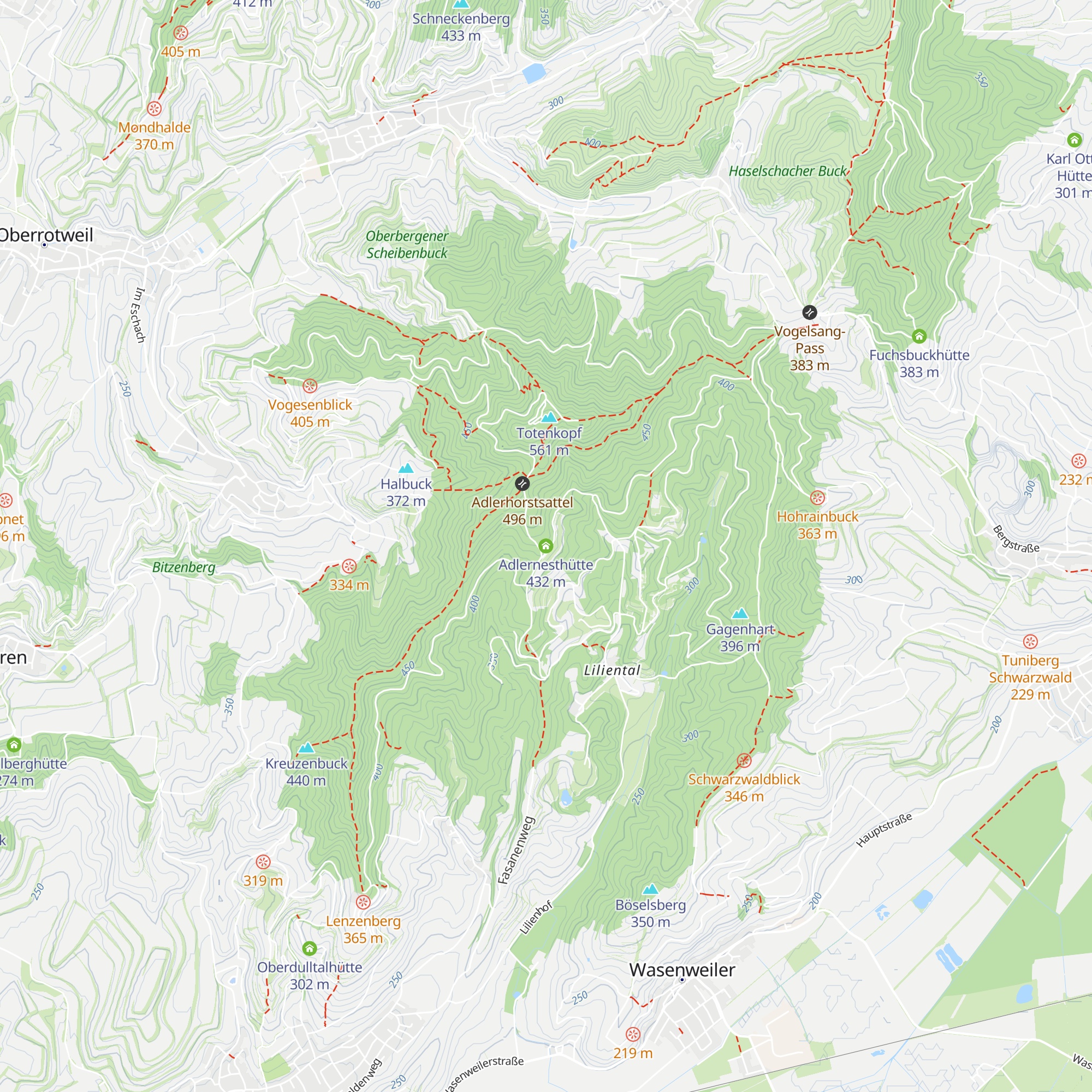 Adlernesthütte map