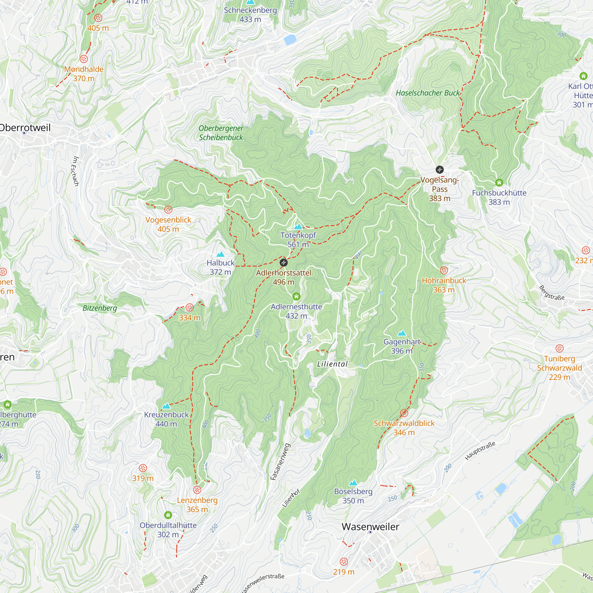 Adlernesthütte map