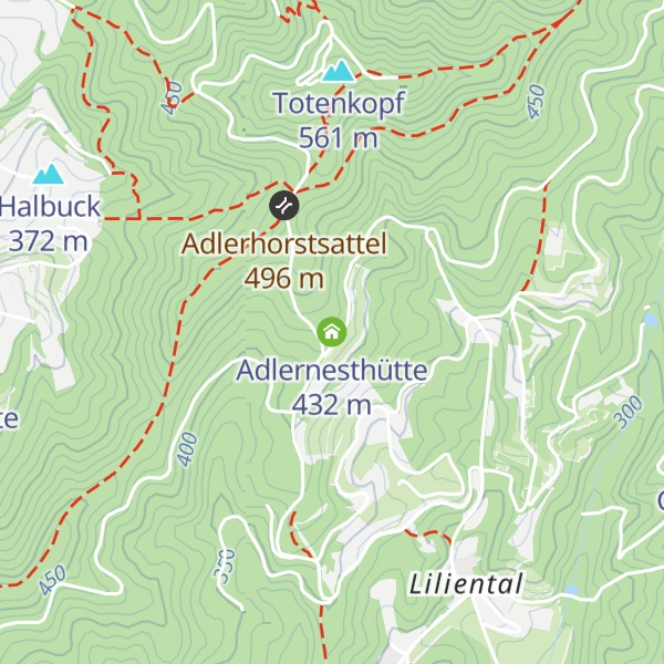 Map of Adlernesthütte