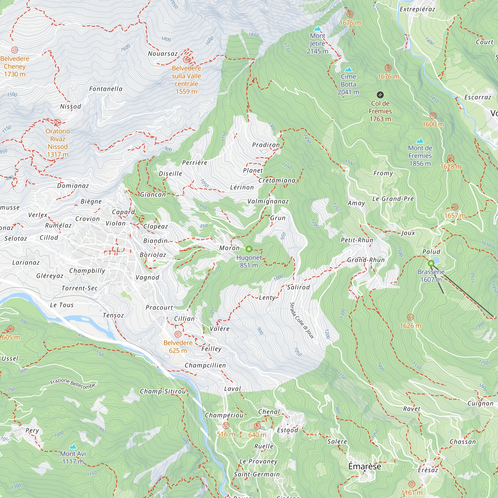 Hugonet map