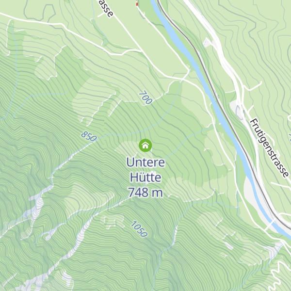 Map of Untere Hütte