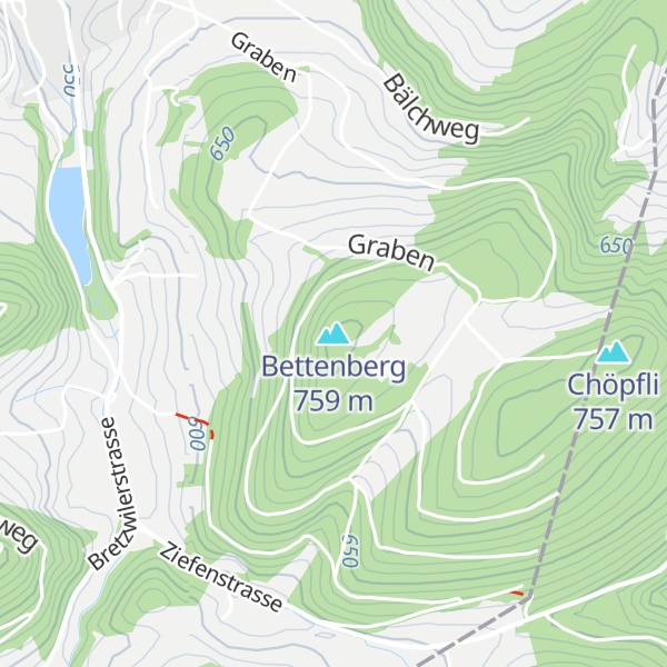 Map of Bettenberg