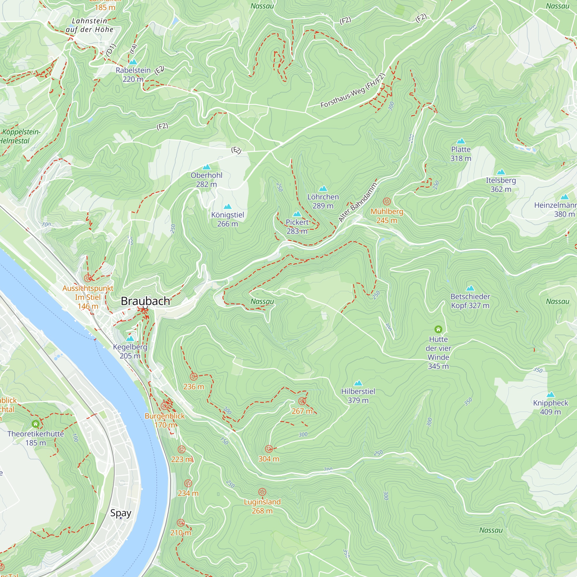 Schutzhütte Helberstiel map