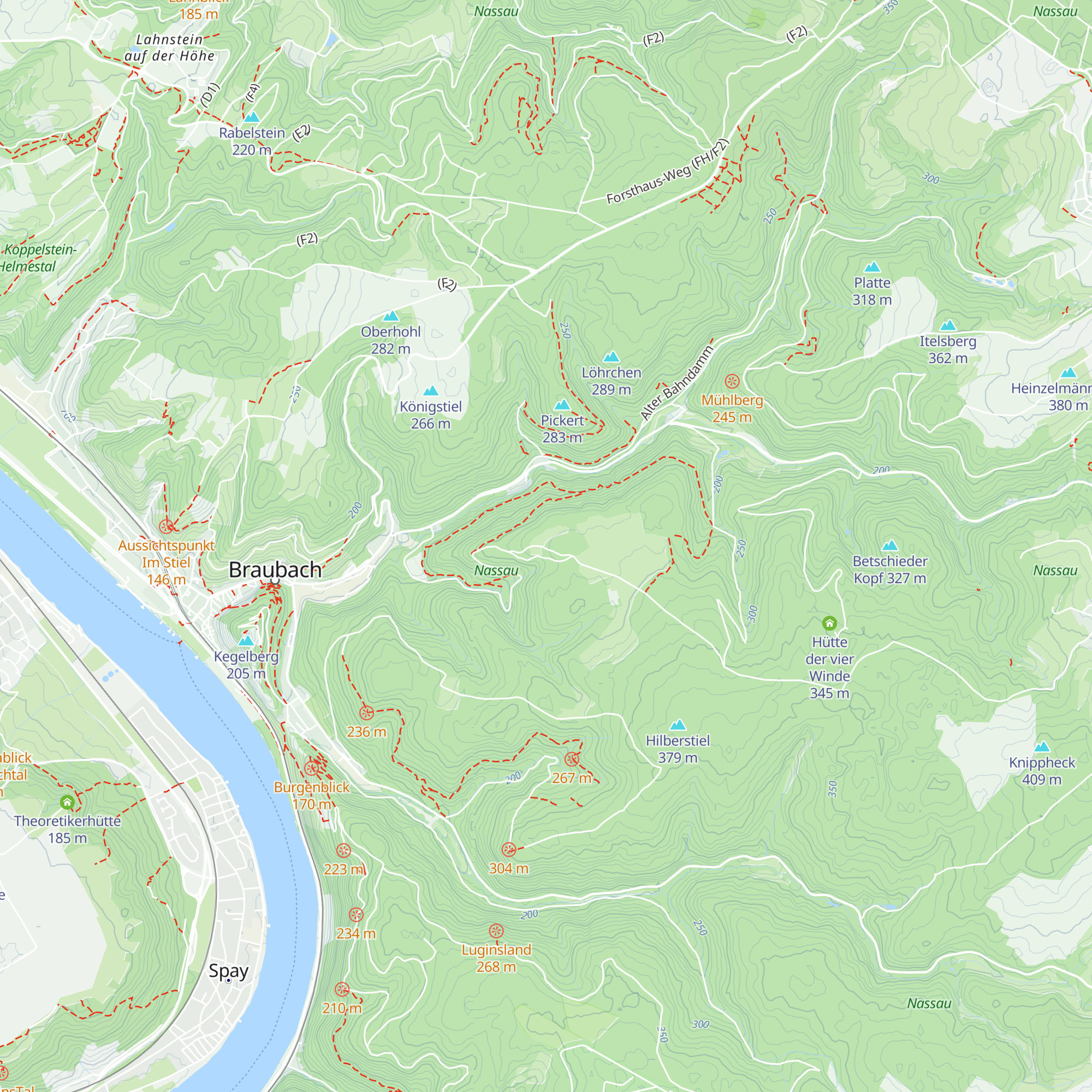 Schutzhütte Helberstiel map