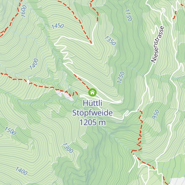 Map of Hüttli Stöpfweide