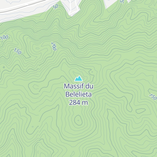 Map of Massif du Belelieta