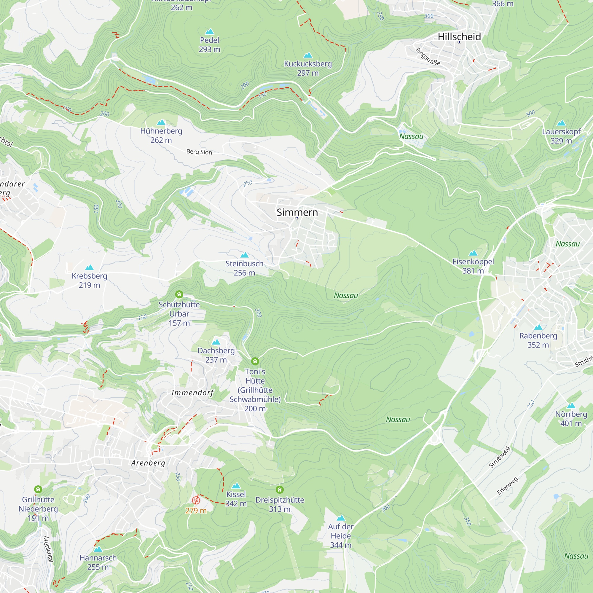 Grillhütte Simmern map