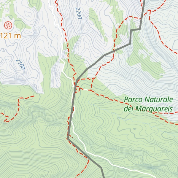 Map of Rifugio Don Barbera