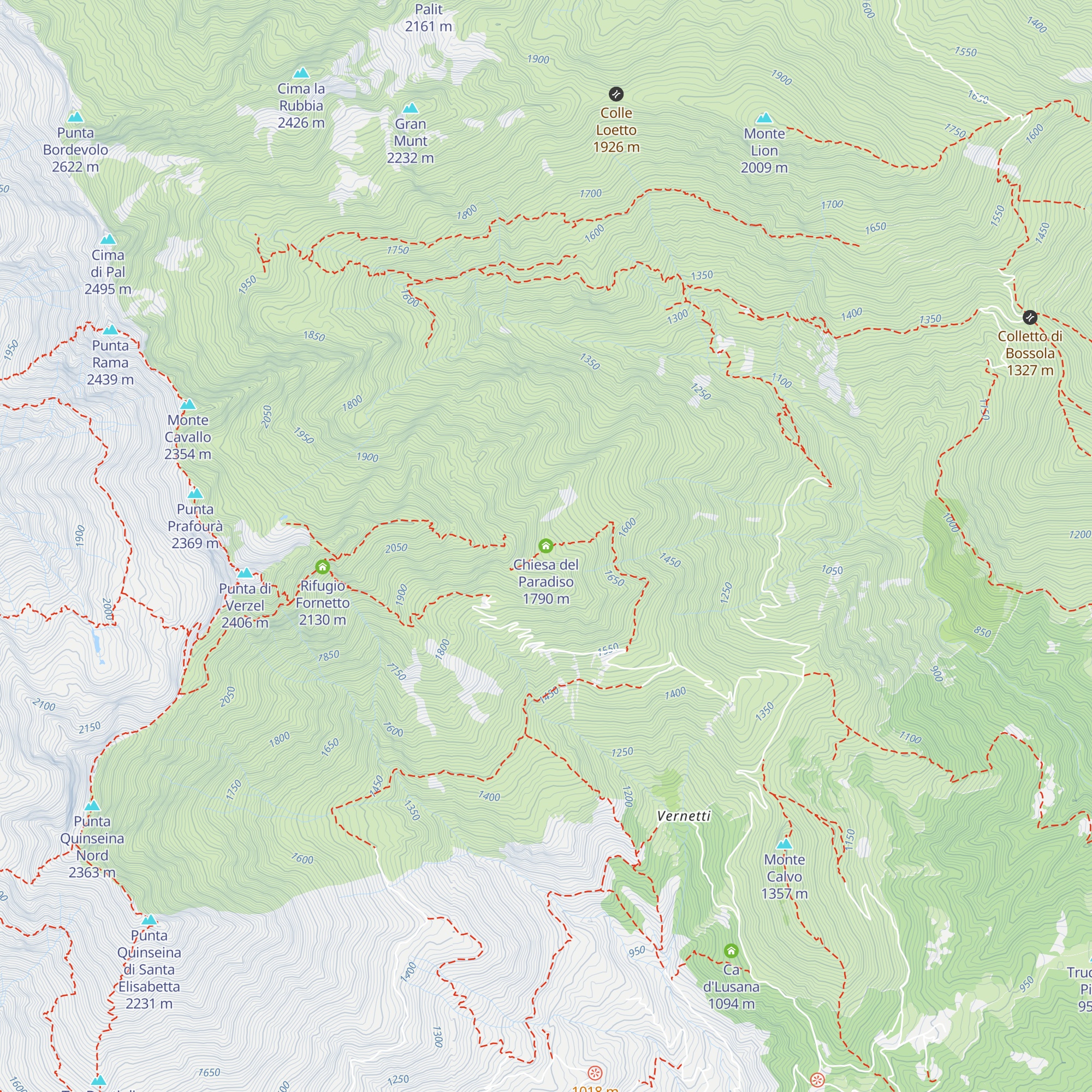 Chiesa del Paradiso map