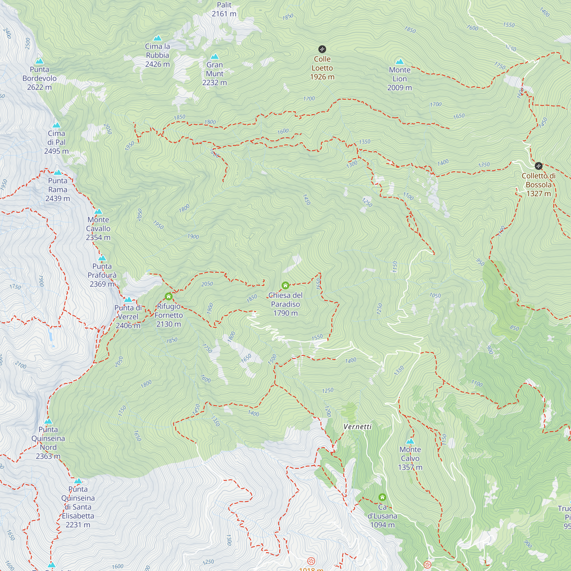 Chiesa del Paradiso map