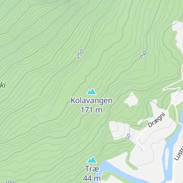 Map of Kolavangen