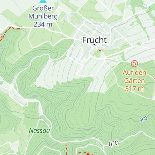 Map of Grillhütte Frücht