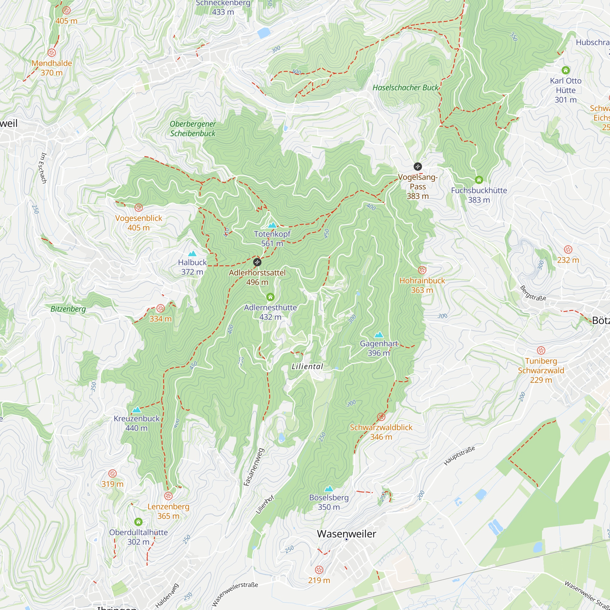 Fasanenweghütte map