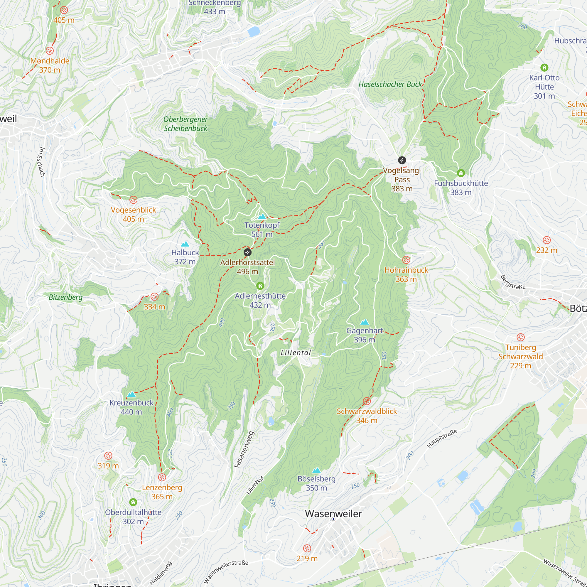 Fasanenweghütte map