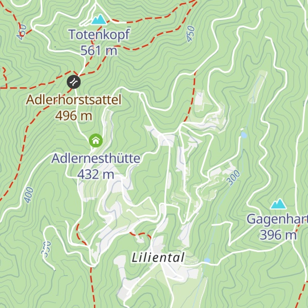 Map of Fasanenweghütte