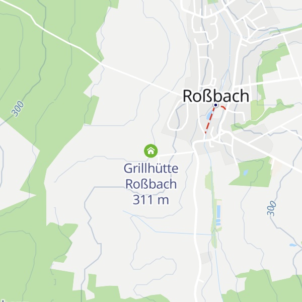 Map of Grillhütte Roßbach