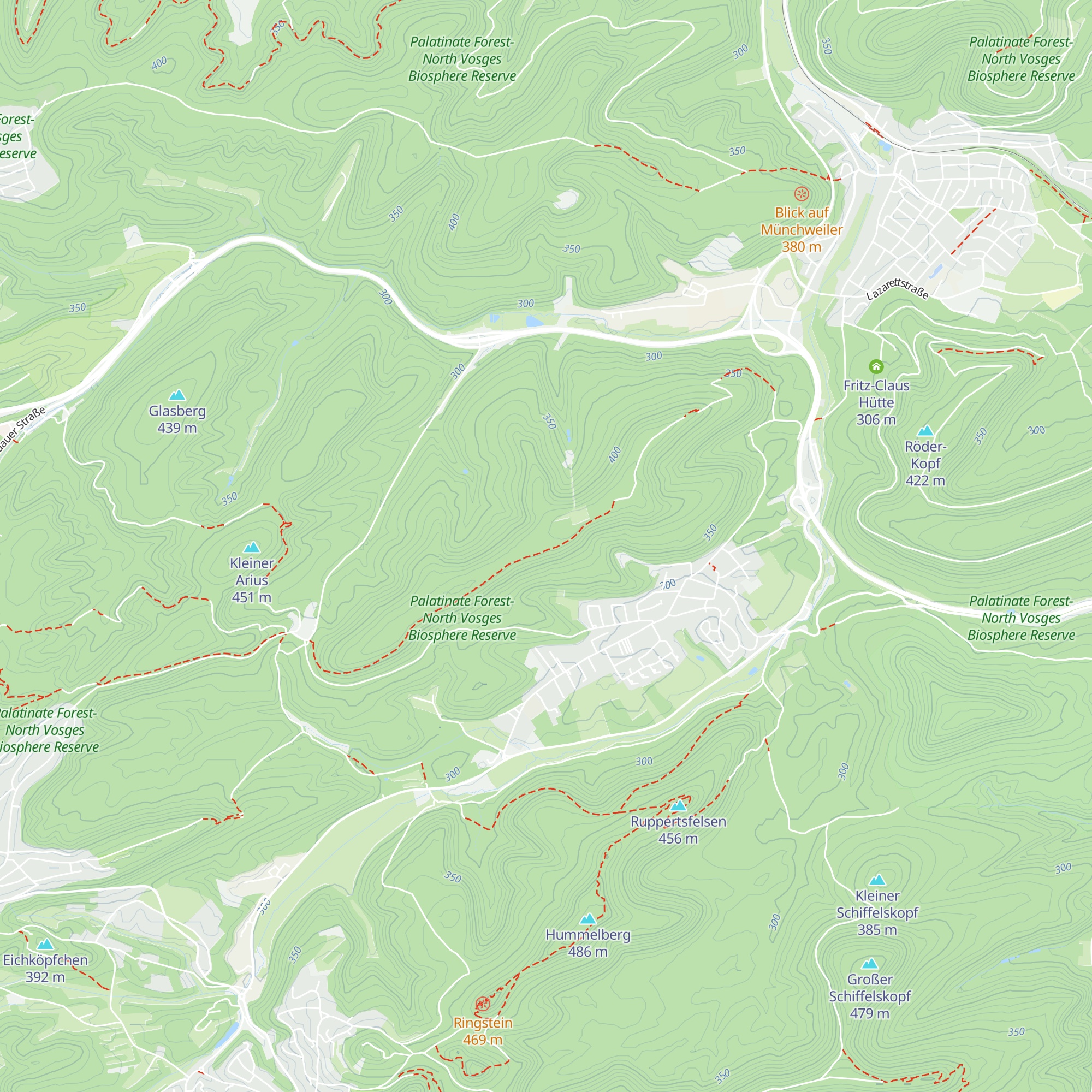 Arius-Hütte map