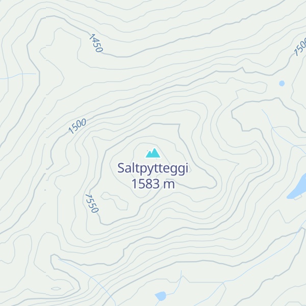 Map of Saltpytteggi