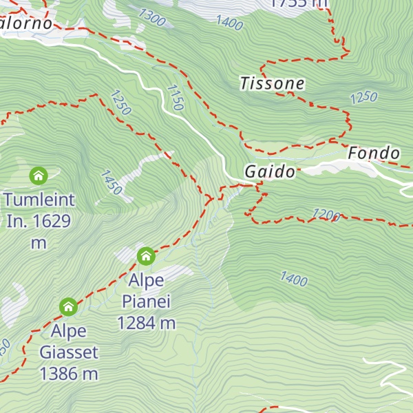 Map of Alpe Tumainc
