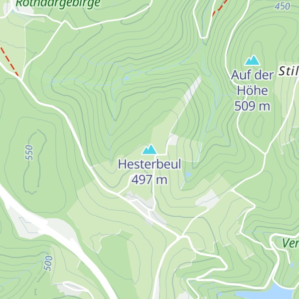 Map of Hesterbeul