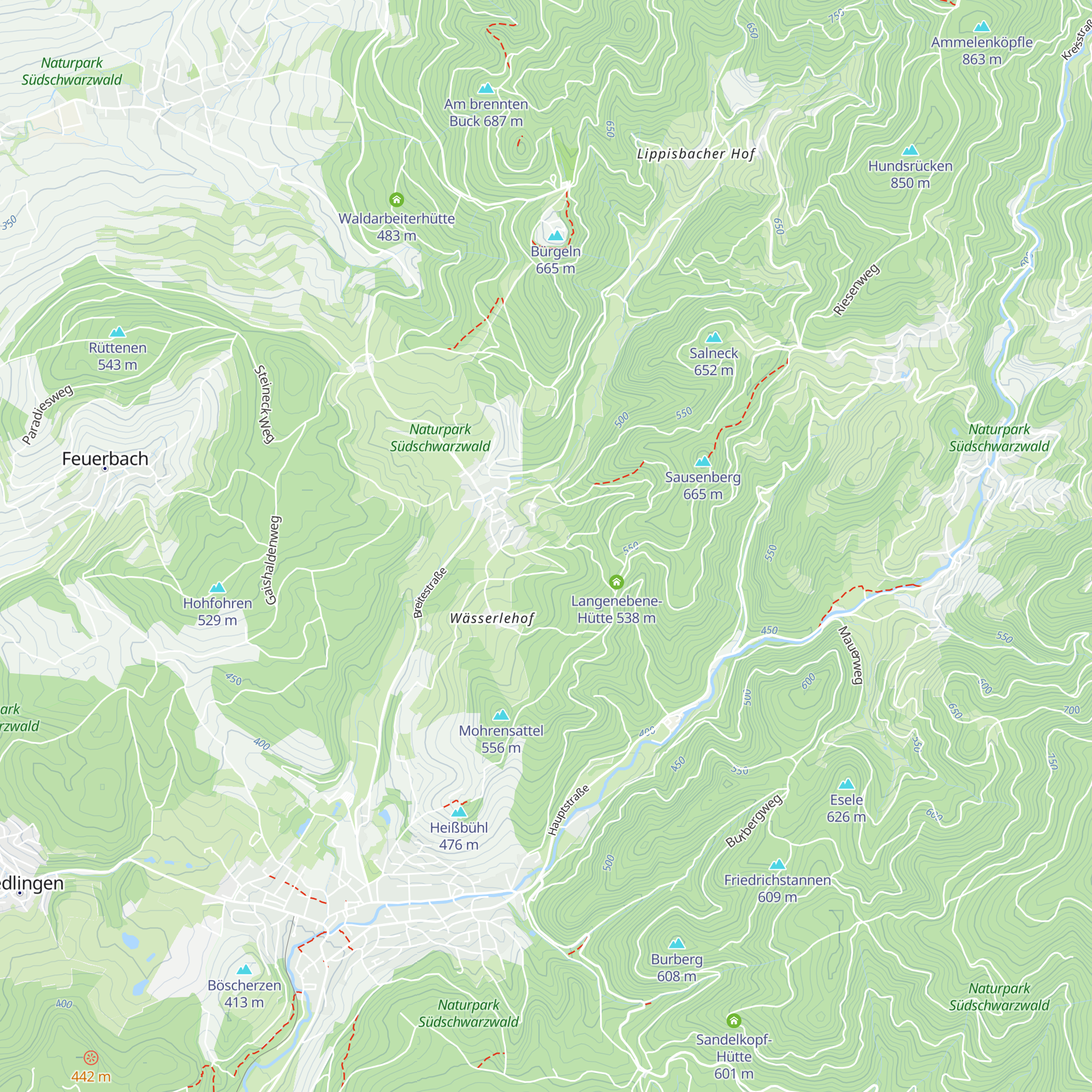 Kanzelhütte map