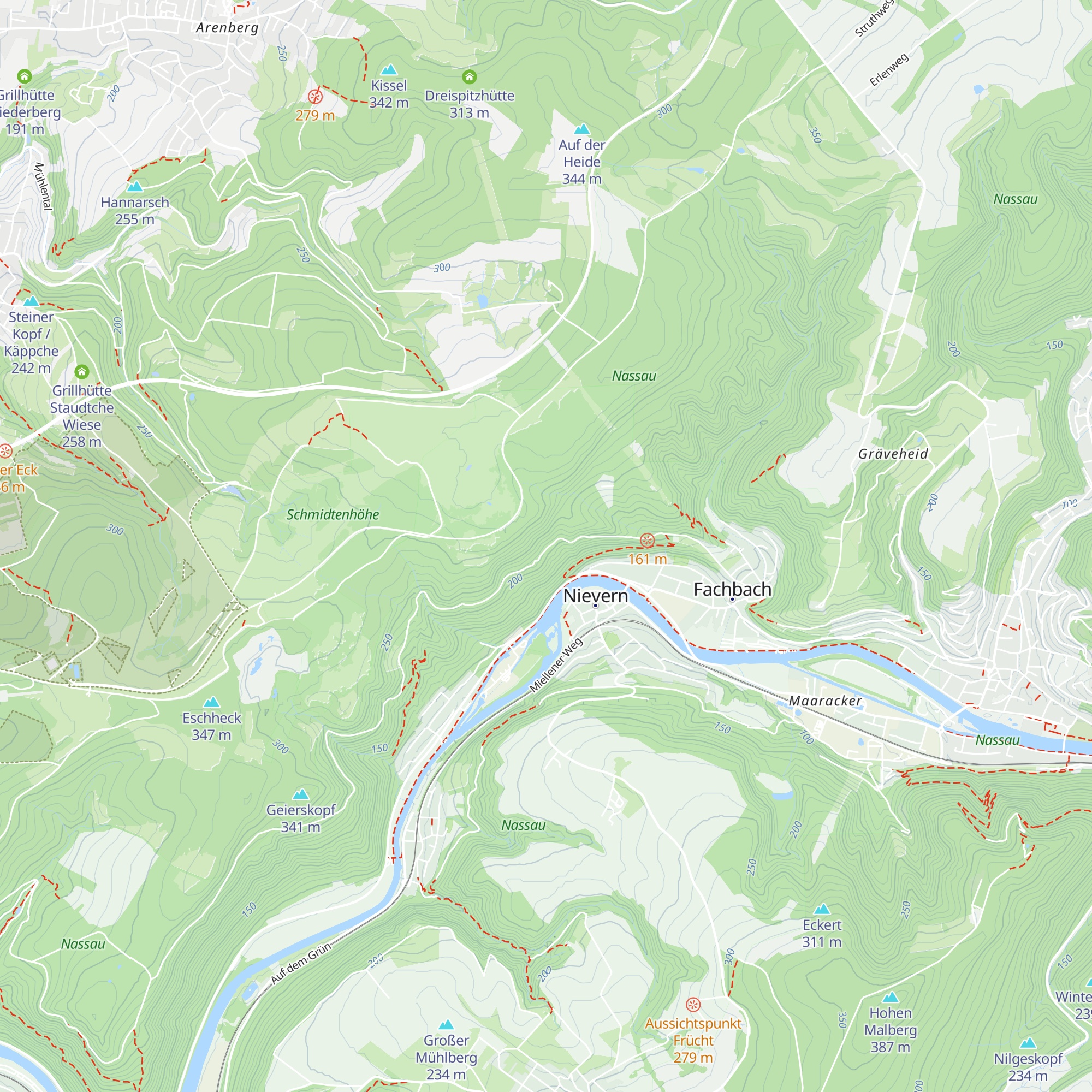Zwei-Tannen-Hütte map
