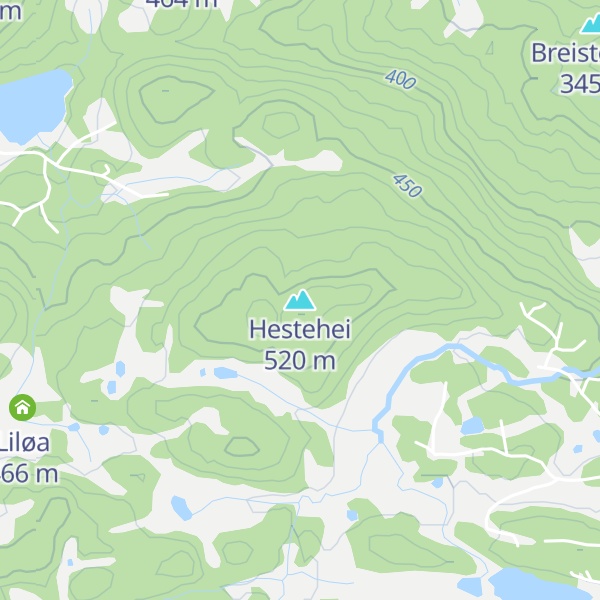 Map of Hestehei