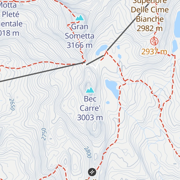 Map of Bec Carre'