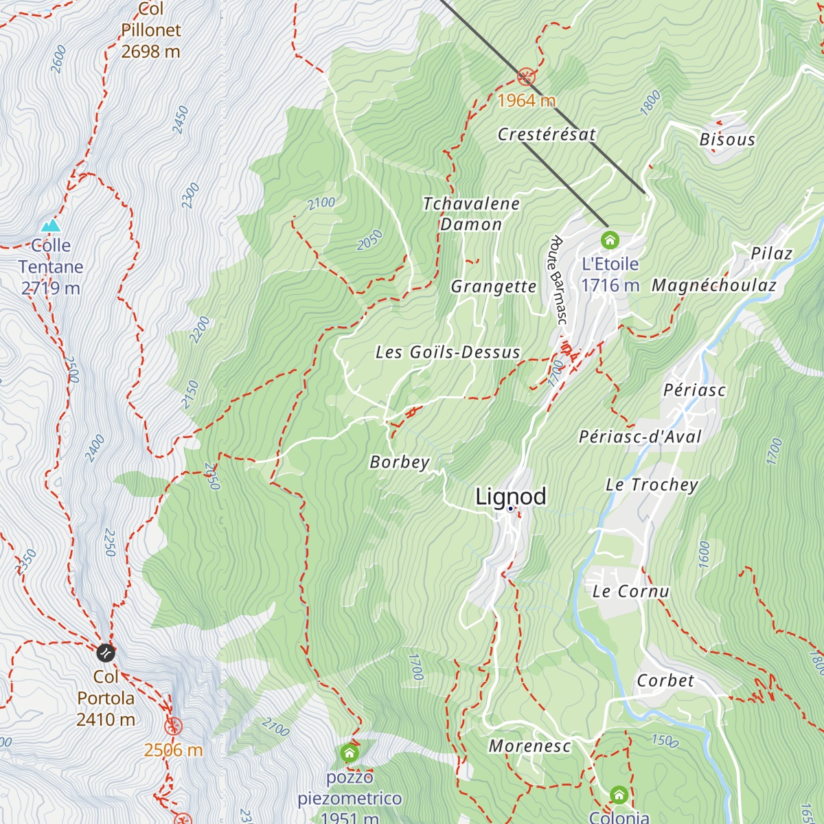 Le Solitaire map