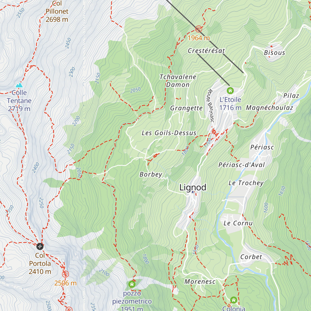 Le Solitaire map