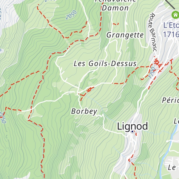 Map of Le Solitaire