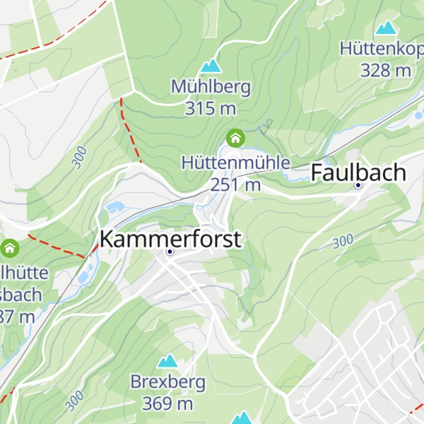 Map of Hüttenrain