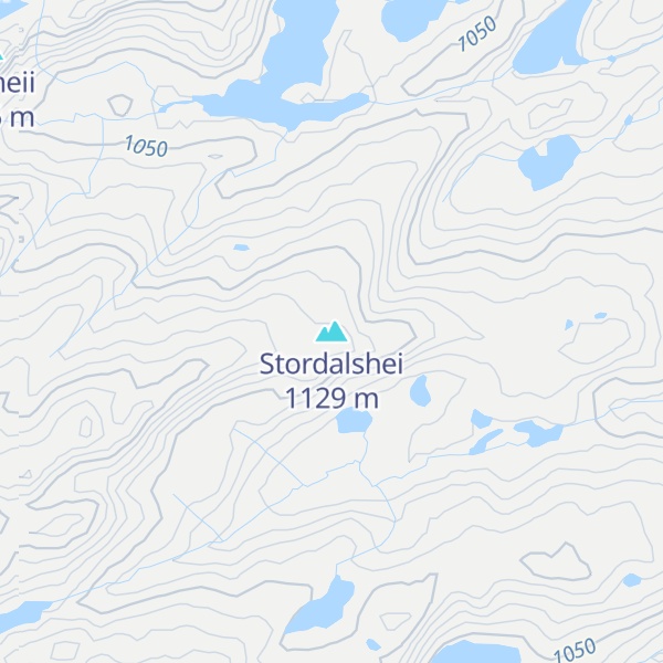 Map of Stordalshei