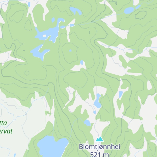 Map of Fjælestadvarden