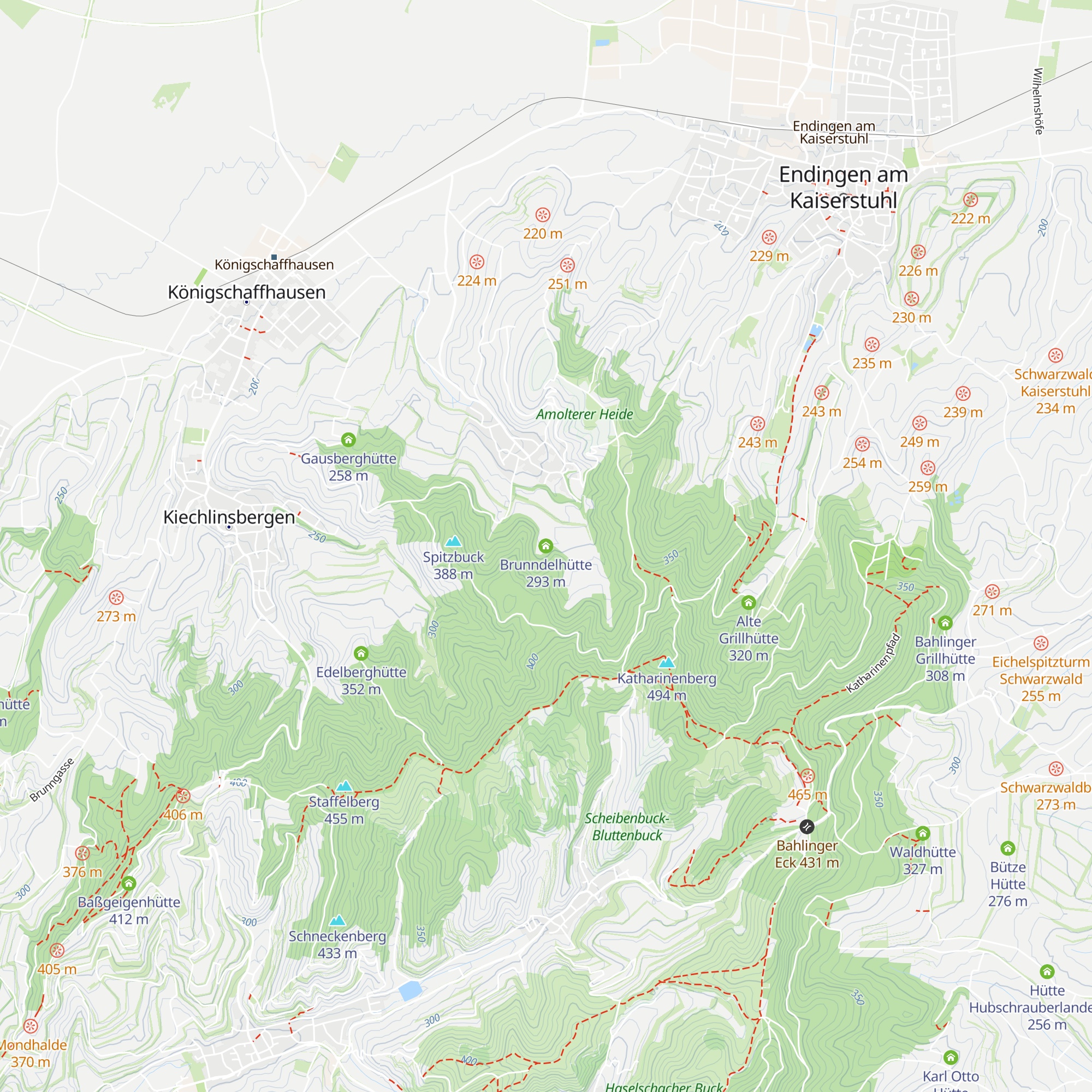 Brunndelhütte map