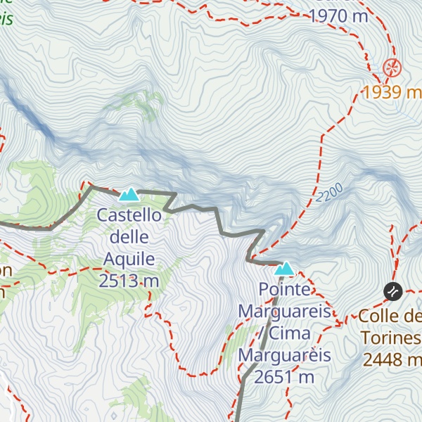 Map of Cime de l'Armusse