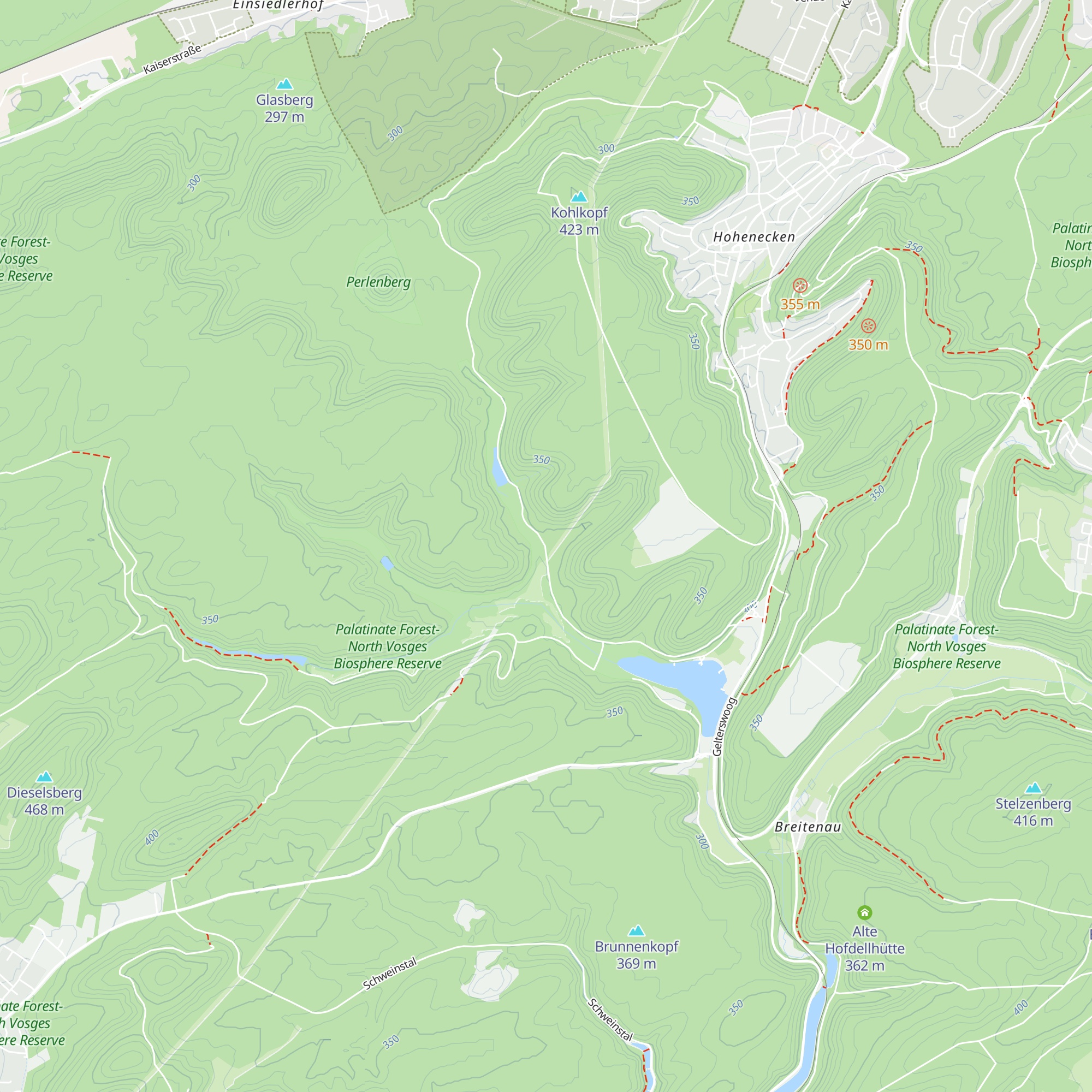 Mühlberger-Hütte map