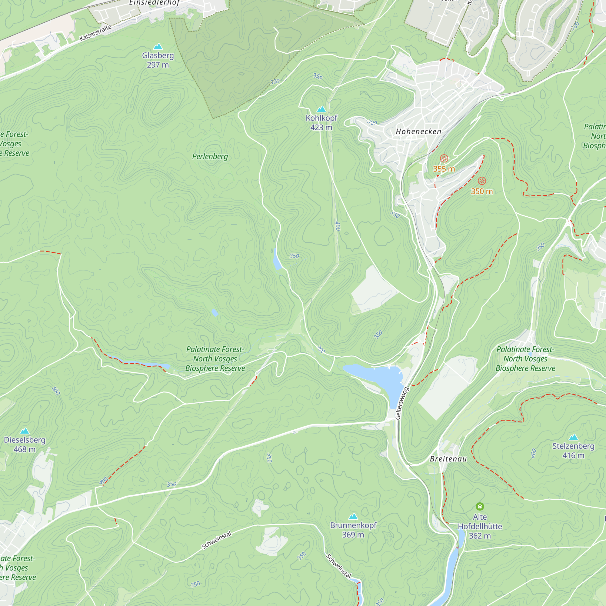 Mühlberger-Hütte map