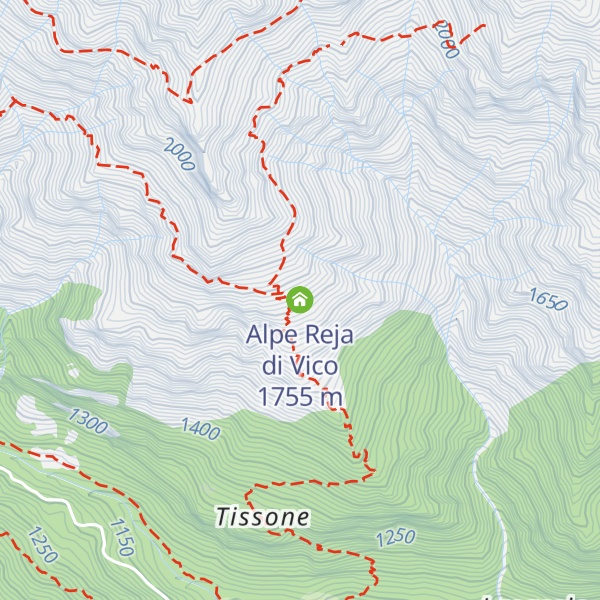 Map of Alpe Reja di Vico