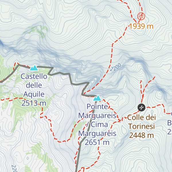 Map of Punta Tino Prato