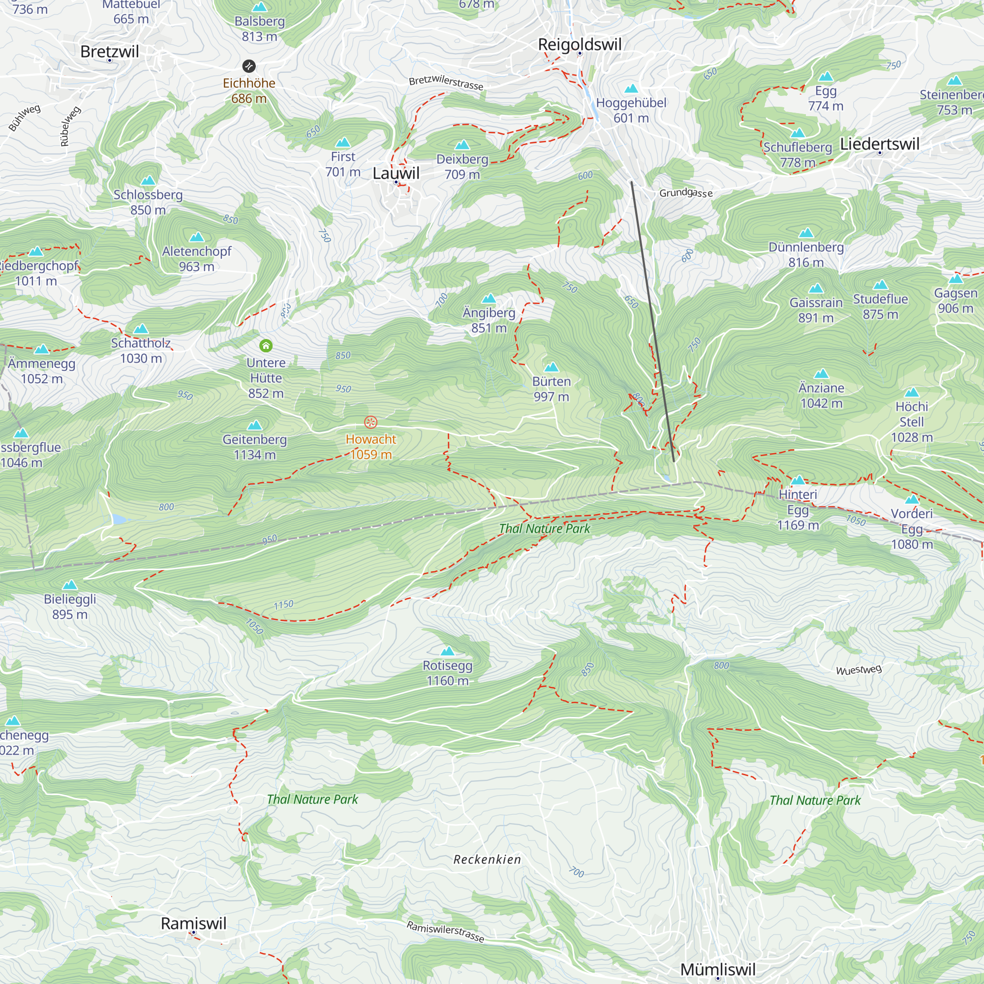 Berghaus Vogelberg map
