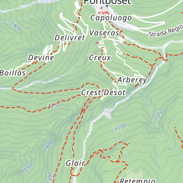 Map of Dortoir Crest